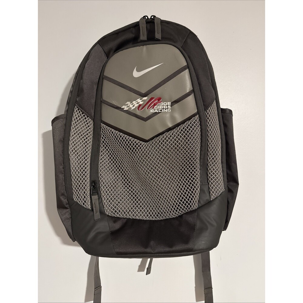 Nike Max Air Backpack Gray Joe Gibbs Racing NASCAR